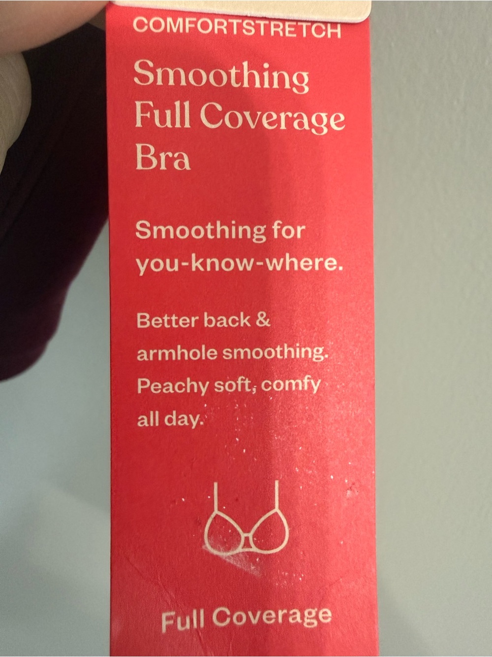 NWT ThirdLove 34D Comfort Stretch Smoothing Full Coverage Underwire Bra Syrah - Picture 9 of 10